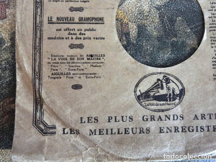Discos de pizarra: Funda Disco &ldquo; La Voix de Son Maitre&rdquo; - Foto 3