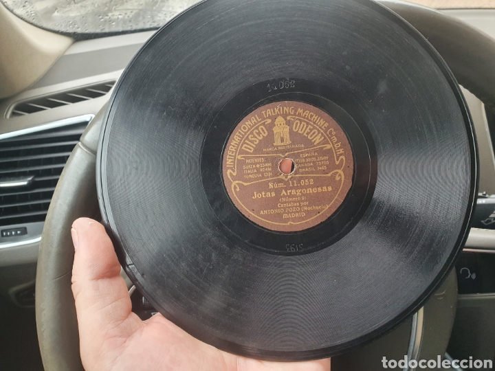 Discos de pizarra: 78 RPM LA RUBIA Y MOCHUELO - Foto 2