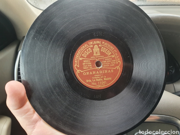 Discos de pizarra: 78 RPM LA RUBIA Y MOCHUELO - Foto 1