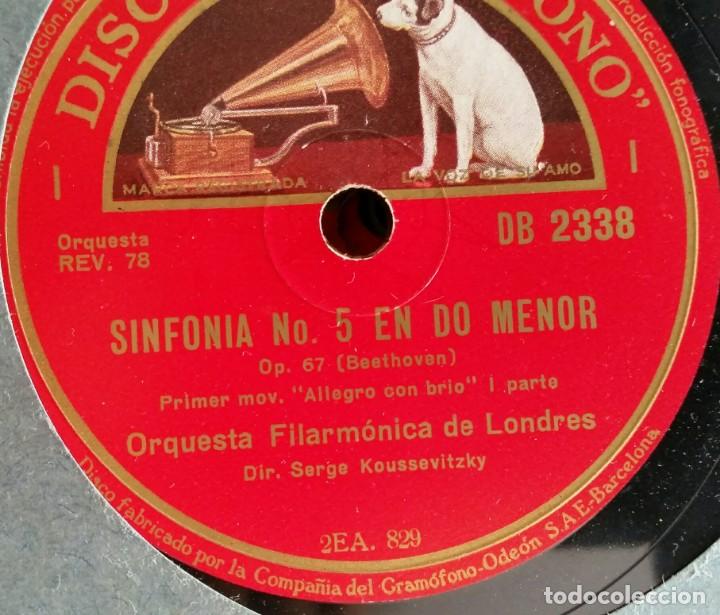 Discos de pizarra: DISCOS PIZARRA SINFON&Iacute;A N&ordm; 5 EN DO MENOR - Foto 2