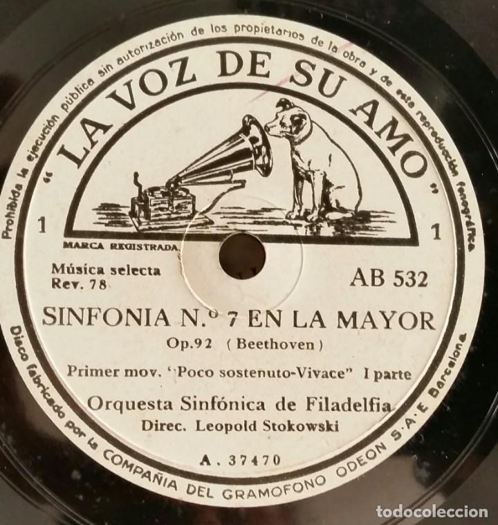 Discos de pizarra: DISCOS PIZARRA SINFON&Iacute;A N&ordm; 7 EN LA MAYOR - Foto 1