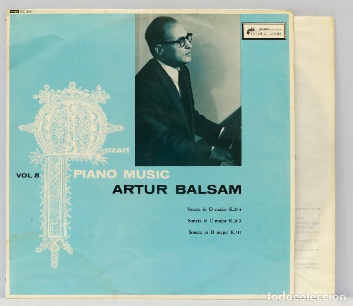 Discos de pizarra: LP. ARTUR BALSAM. MOZART. VOL. 5 - Foto 1