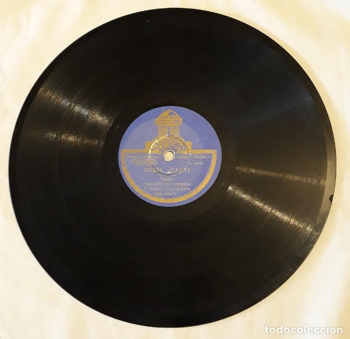 Discos de pizarra: Pizarra. 78 rpm. Odeón 182798 a/b. ORQUESTA F. CANARO. Don Juan - La Morocha - Foto 3 - 276126243