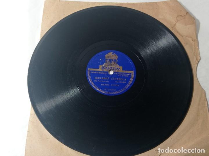 Discos de pizarra: disco gram&oacute;fono Ode&oacute;n pasodoble guitarra espa&ntilde;ola original no copia. Ref.auto - Foto 4
