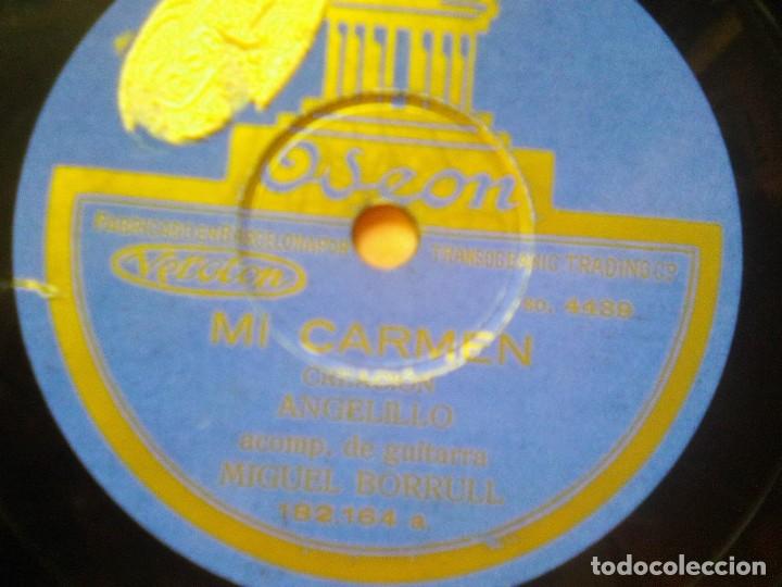 Discos de pizarra: Angelillo - Carmen + juan sim&oacute;n (Ode&oacute;n, 1931) - Foto 2
