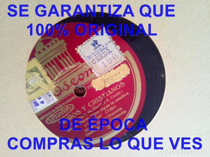 Discos de pizarra: MOROS Y CRISTIANOS ALBUM CON 3 DISCOS DE PIZARRA - Foto 8