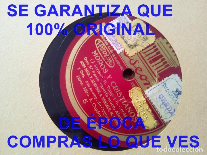 Discos de pizarra: MOROS Y CRISTIANOS ALBUM CON 3 DISCOS DE PIZARRA - Foto 10