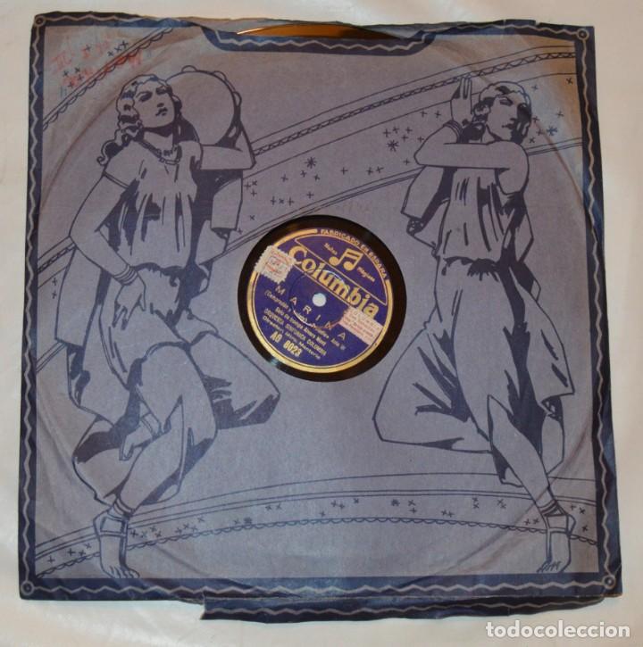 Discos de pizarra: MARINA - ORQUESTA SINF&Oacute;NICA COLUMBIA - COLUMBIA - Foto 2