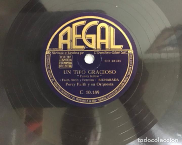 Discos de pizarra: AMORADA-UN TIPO GRACIOSO, PERCY FAITH y ORQUESTA - Foto 2