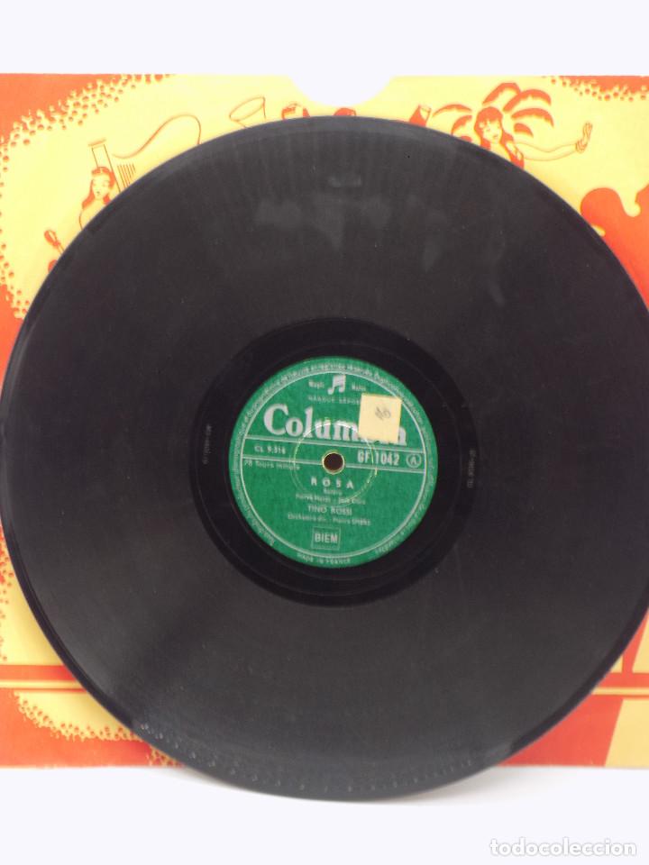 Discos de pizarra: ROSA- BOLERO TINO ROSSI - Foto 1