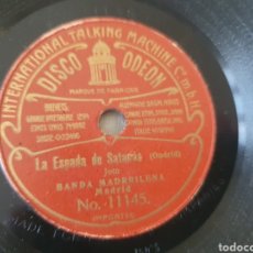 Discos de pizarra: LA ESPADA DE SATANAS 78 RPM. Lote 285545648