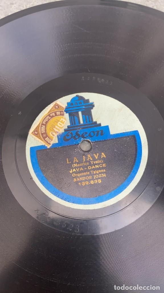 Discos de pizarra: DISCO DE PIZARRA WANA SHIMY BLUES - LA JAVA JAVA DANCE ODEON - Foto 3
