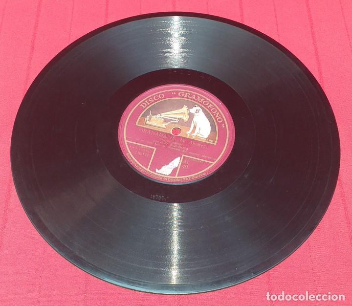 Discos de pizarra: DISCO DE PIZARRA - GRANADA- ALBORADA - F.M. ALVAREZ - Foto 3