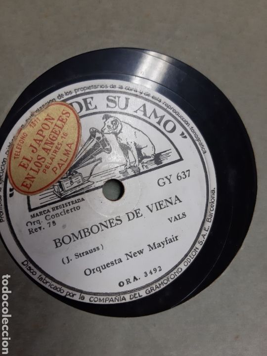 Discos de pizarra: Bombones de Viena/Chicas de Baden - Foto 2