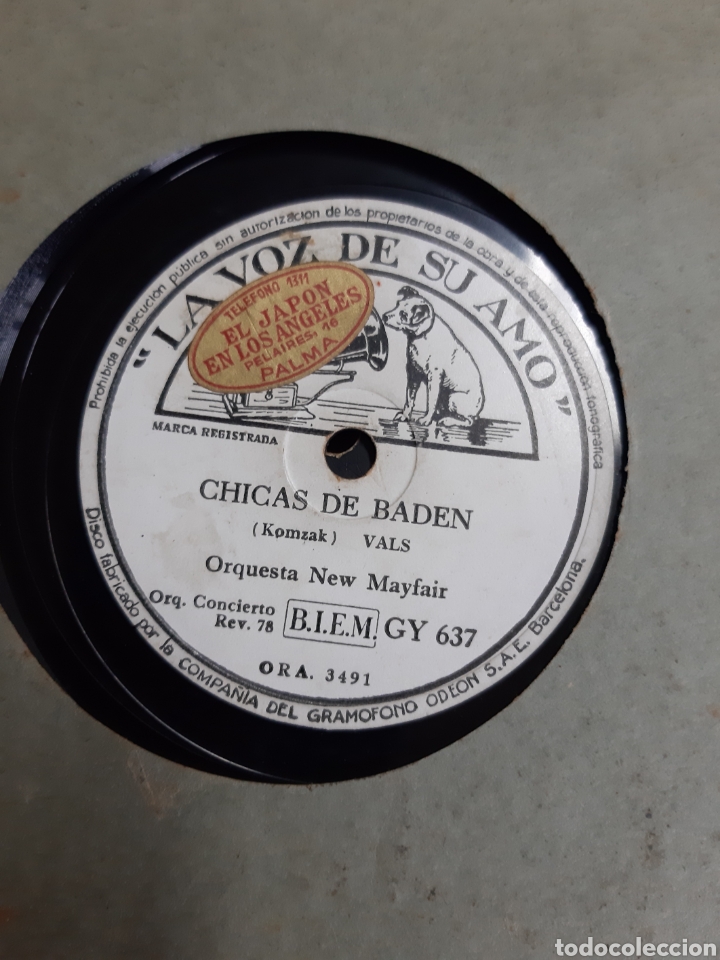 Discos de pizarra: Bombones de Viena/Chicas de Baden - Foto 1