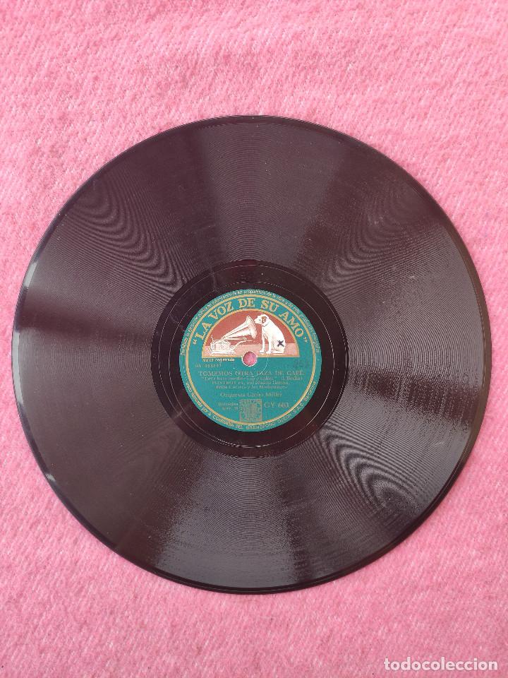 10” GLENN MILLER - LET'S HAVE ANOTHER CUP O' COFFEE / CHIP OFF THE OLD BLOCK - LVDSA GY 603 (EX+) (Música - Discos - Pizarra - Jazz, Blues, R&B, Soul y Gospel)