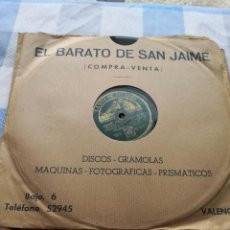 Discos de pizarra: EDDY DUCHIN ORQUESTA - DISCO DE GRAMÓFONO DISCO DE PIZARRA - ENVÍO CERTIFICADO 4,99. Lote 296901553