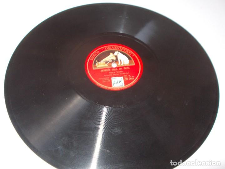Discos de pizarra: PABLO CASALS Aria / Andante - Foto 3