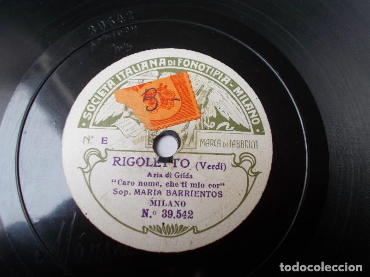 Discos de pizarra: MARIA BARRIENTOS Rigoletto / Rigoletto - Foto 2