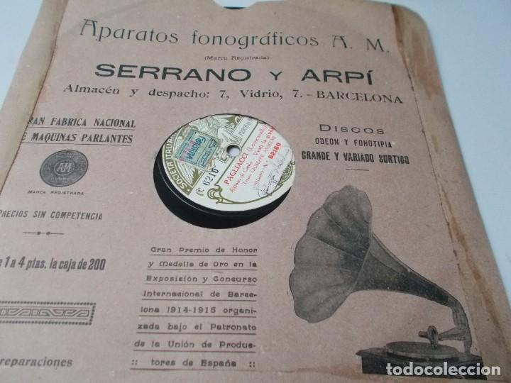 Discos de pizarra: GIUSEPPE ANSELMI Pagliacci / Mignon - Foto 1