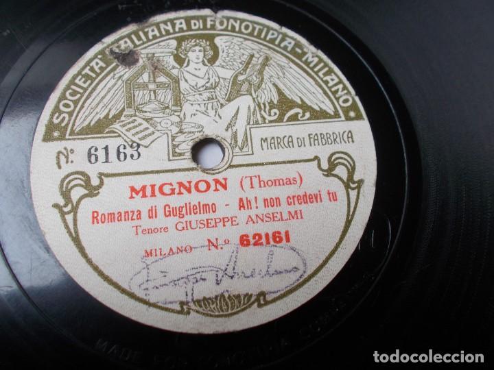 Discos de pizarra: GIUSEPPE ANSELMI Pagliacci / Mignon - Foto 2