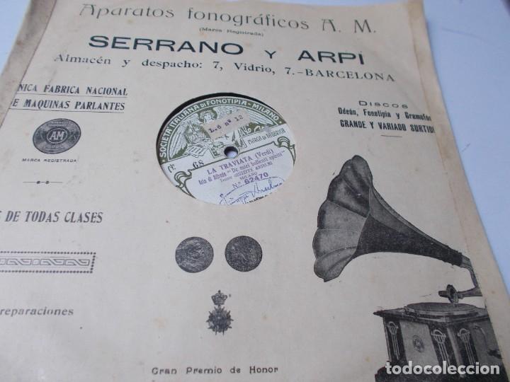 Discos de pizarra: GIUSEPPE ANSELMI La traviata / Il duque dAlba - Foto 1