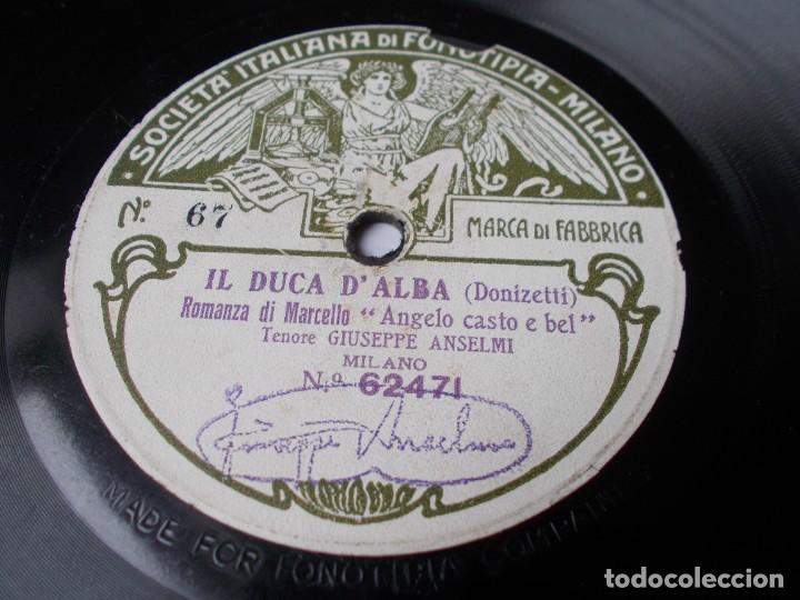Discos de pizarra: GIUSEPPE ANSELMI La traviata / Il duque dAlba - Foto 2