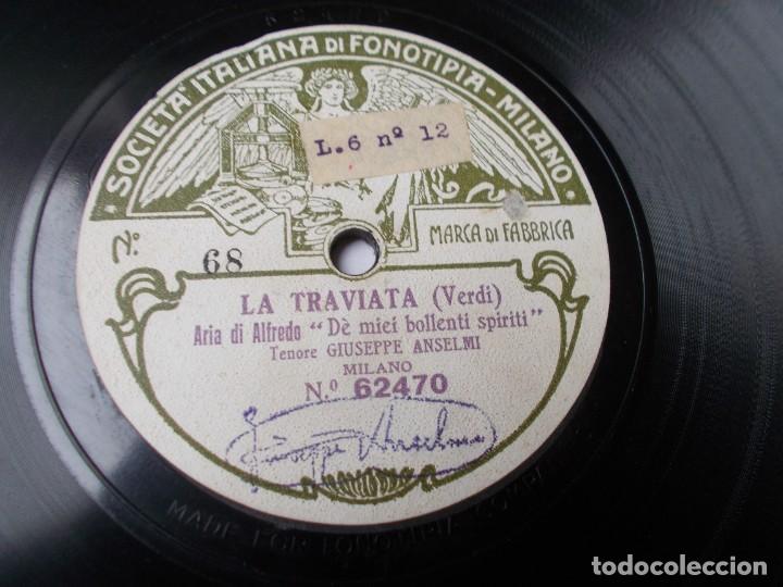 Discos de pizarra: GIUSEPPE ANSELMI La traviata / Il duque dAlba - Foto 4