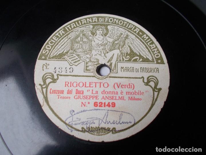 Discos de pizarra: GIUSEPPE ANSELMI Rigoletto / Rigoletto - Foto 2