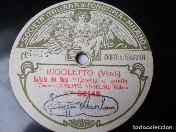 Discos de pizarra: GIUSEPPE ANSELMI Rigoletto / Rigoletto - Foto 3