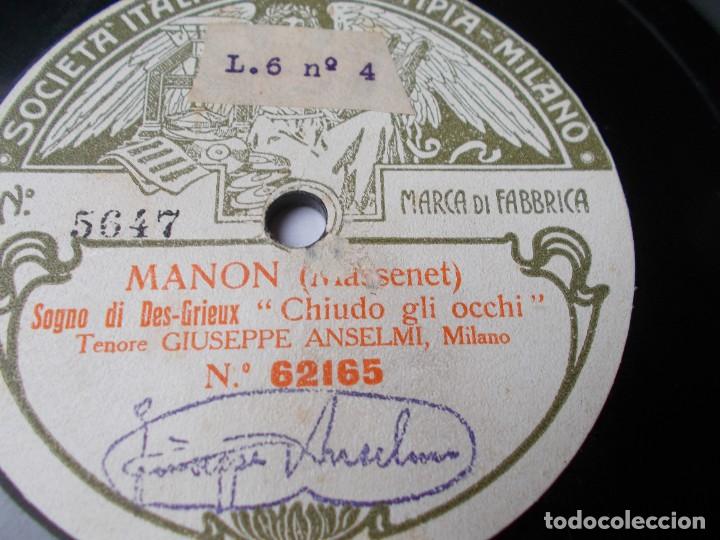 Discos de pizarra: GIUSEPPE ANSELMI Fedora / Manon - Foto 2