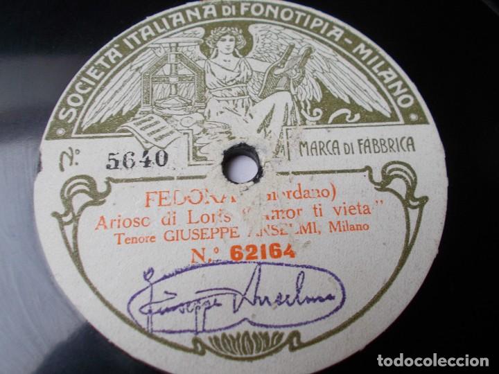 Discos de pizarra: GIUSEPPE ANSELMI Fedora / Manon - Foto 4