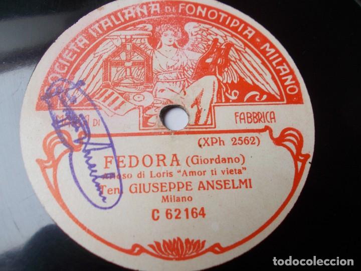 Discos de pizarra: GIUSEPPE ANSELMI Fedora / Manon - Foto 4