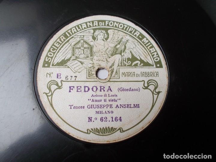 Discos de pizarra: GIUSEPPE ANSELMI Fedora / Manon - Foto 2