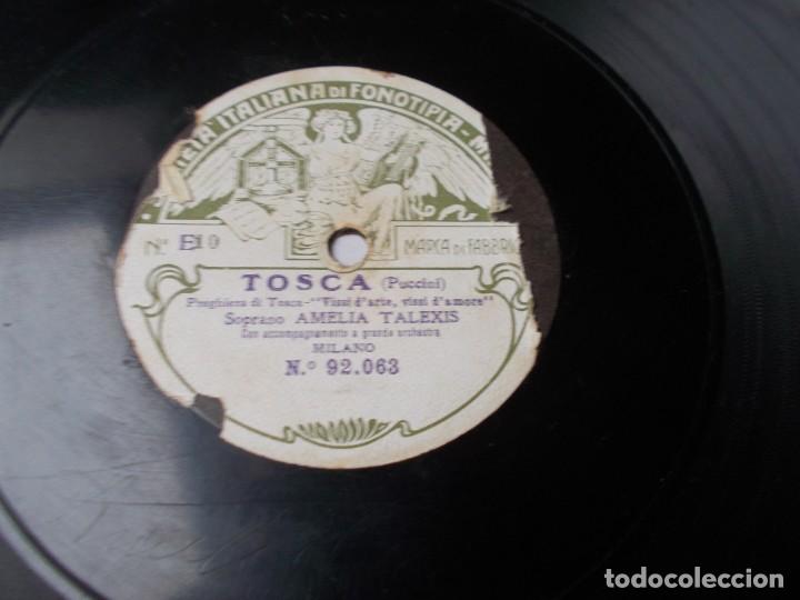 Discos de pizarra: AMELIA TALEXIS Tosca / La Gioconda - Foto 2