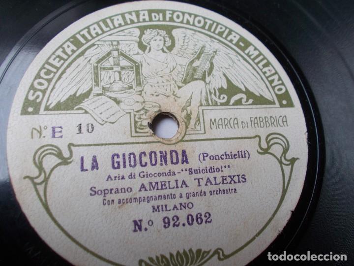 Discos de pizarra: AMELIA TALEXIS Tosca / La Gioconda - Foto 3
