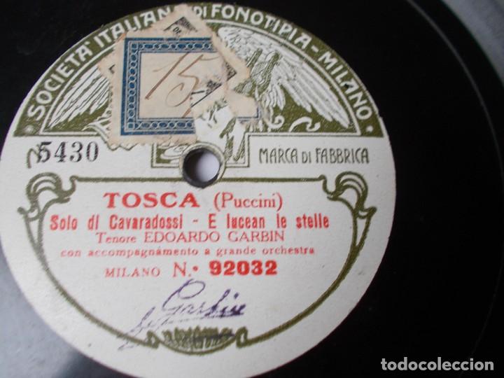 Discos de pizarra: EDOARDO GARBIN Lucrezia Borgia / Tosca - Foto 2
