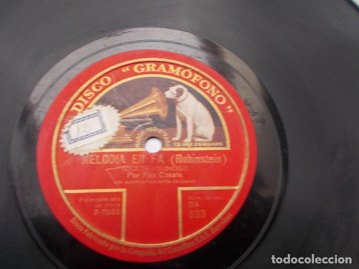 Discos de pizarra: PAU CASALS Melod&iacute;a en Fa / Tr&aacute;umerei - Foto 2