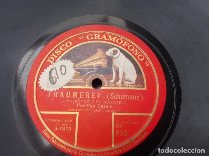 Discos de pizarra: PAU CASALS Melod&iacute;a en Fa / Tr&aacute;umerei - Foto 1