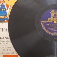 Discos de pizarra: DISCO 78 RPM - INFANTIL - ODEON - L'ESCOLANET DE LA VERGE - SOBRE ORIGINAL - CATALÁN - PIZARRA. Lote 299118398