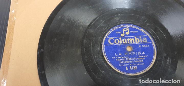 Discos de pizarra: DISCO 78 RPM - GRAMÓFONO - BANDA DEL REQUETÉ DE NAVARRA - PROPAGANDA - COLUMBIA - PIZARRA - Foto 2 - 299228633