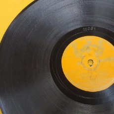 Discos de pizarra: DISCO 78 RPM - GRAMÓFONO - LOLA DURÁN Y MARCIAL DEGÁ - ARROZ SOS - PUBLICIDAD - DELFOS - PIZARRA. Lote 299478518