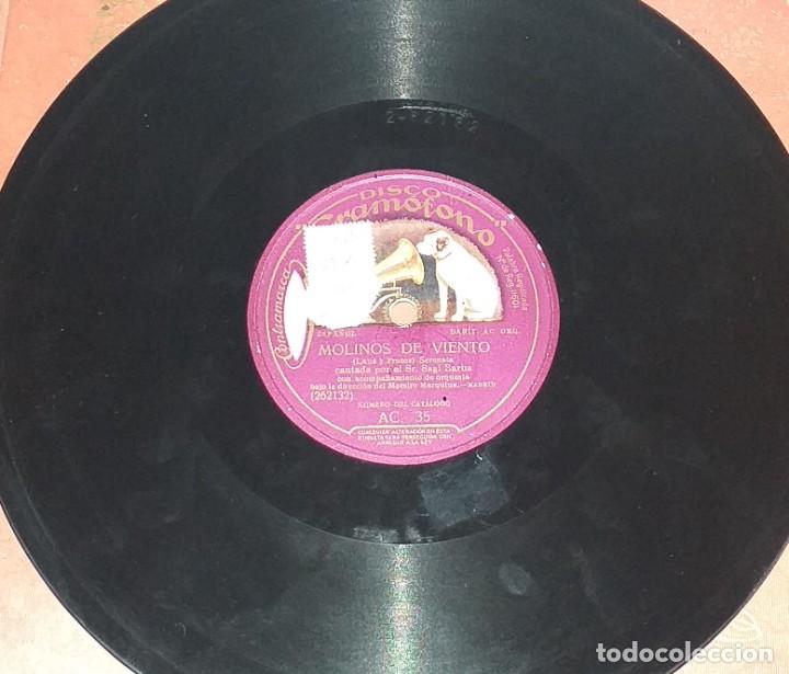 Discos de pizarra: T&iacute;tulo: Molinos de viento; Los Mosqueteros Grises - Foto 1