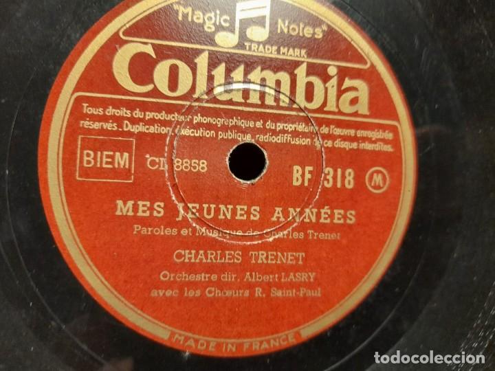 Discos de pizarra: DISCO DE PIZARRA DE CHARLES TRENET : OHE, PARIS ! - Foto 2