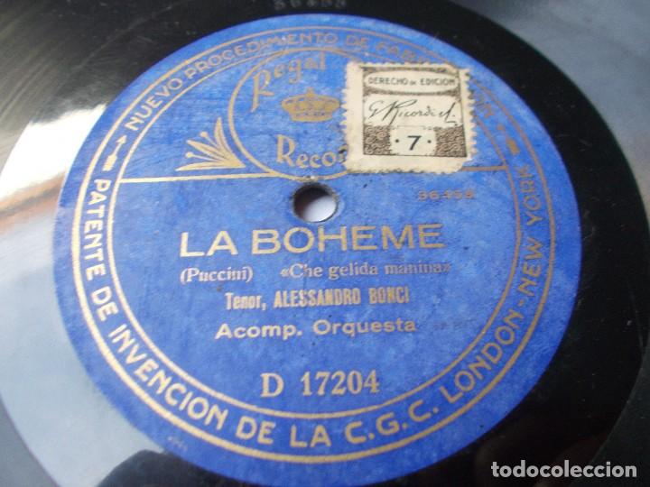 Discos de pizarra: ALESSANDRO BONCI LElixir damore / La Boheme - Foto 3
