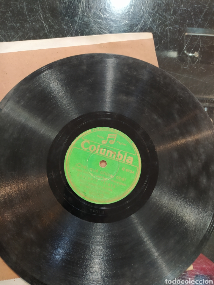 Discos de pizarra: Disco de piedra cheque chica ll&aacute;mame un - Foto 1