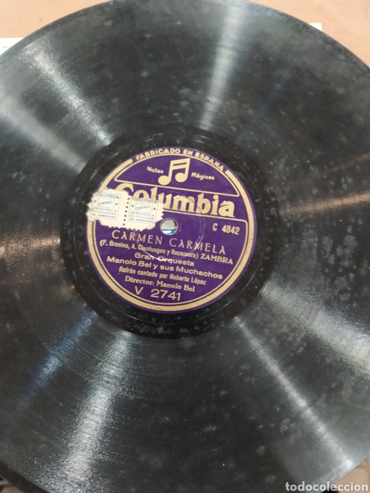 Discos de pizarra: Mi carmela sombra gran - Foto 1
