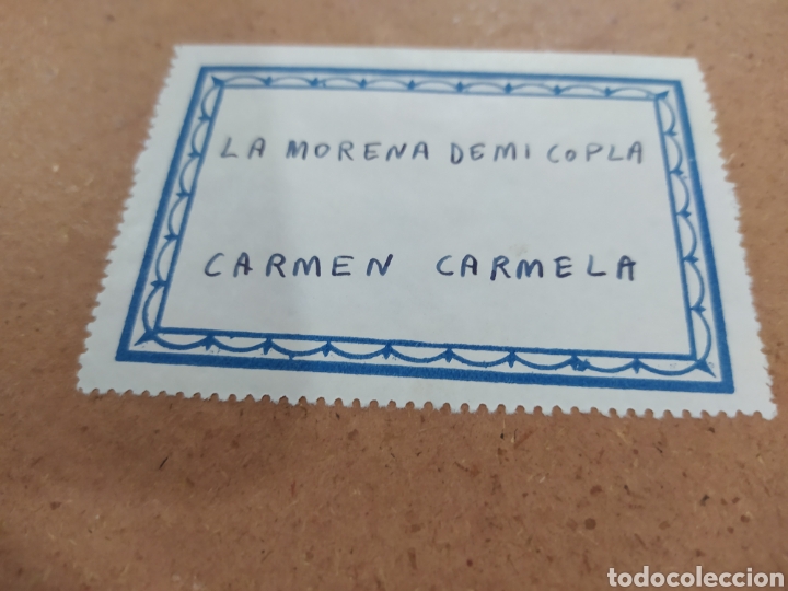 Discos de pizarra: La Morena de mi copla Carmen Carmela - Foto 3