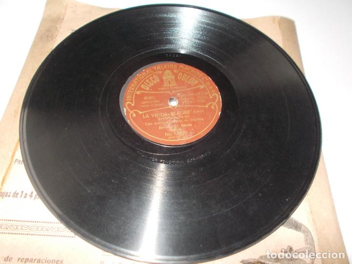 Discos de pizarra: LA VIUDA ALEGRE Canci&oacute;n de Vilya / Entrada de Danilo - Foto 2