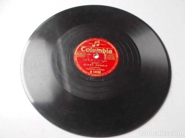 Discos de pizarra: DIANA DURBIN Aleluya / Ave Mar&iacute;a - Foto 3